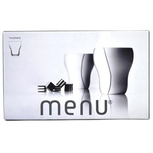 MENU - TAZZA TERMICA BLACK CONTOUR MEDIA 320 ML, SET DA 2