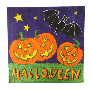 Set di 20 Tovaglioli - Modello: Halloween (6 set)