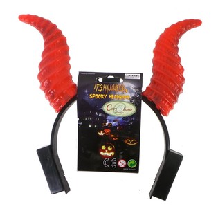 Cerchietto con Corna da Diavolo Luminose LED (18 pz.)