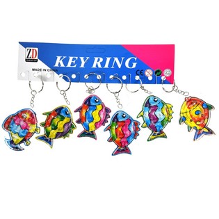 PORTACHIAVI GIOCO DI PAZIENZA - MODELLO: PESCE (12 pz.)