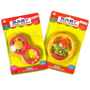Sonagli per Neonati Assortiti su Card (12 pz)