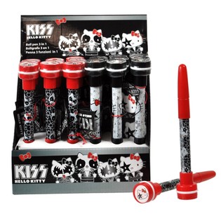HELLO KITTY - PENNA TIMBRO 3 IN 1 / BOLLE DI SAPONE (24 pz)