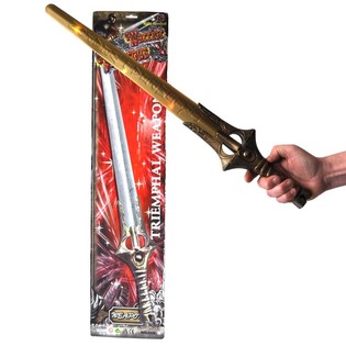 Spada giocattolo con luci e suoni su blister - 66 cm (4 pz.)