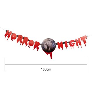 GHIRLANDA DI LETTERE "HORROR NIGHT" 130 CM (2 pz.)
