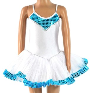 Tut&ugrave; Bianco/Blu per Bambini - Taglia 8