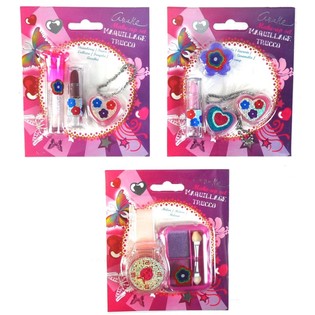 SET DI TRUCCHI PER BAMBINE SU SCHEDA (9 pz.)