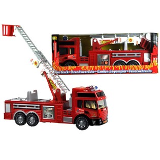 GRANDE CAMION DEI POMPIERI GIOCATTOLO 30 CM (2 pz.)