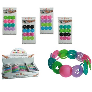 ***PREZZO STRACCIATO*** CREA I TUOI BRACCIALETTI COLORATI (24 pz.)