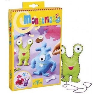 MONSTRIES 2 - CREA MOSTRI IN FELTRO FRONTE-RETRO (6 pz.)