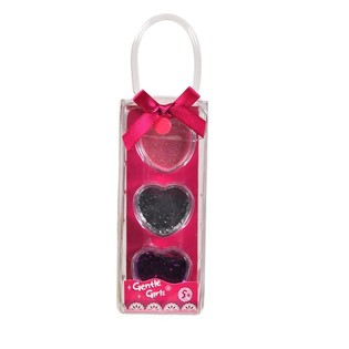 Set di 12 Polveri Glitter a Forma di Cuore (3 pezzi per set)
