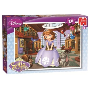 PUZZLE JUMBO DISNEY SOFIA LA PRINCIPESSA IN BIBLIOTECA 20 PEZZI (5 pz.)