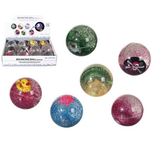 PALLINE RIMBALZANTI LUMINOSE IN DISPLAY 5 CM (12 pz.)