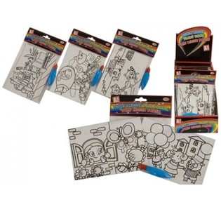 DISEGNI DA COLORARE CON ACQUA MAGICA IN DISPLAY (24 pz.)
