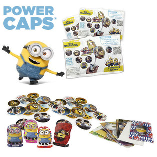 LANCIA-DISCHI MINIONS POWER CAPS FUN PACK IN BLIND BAG (100 pz.)