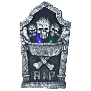 LAPIDE DECORATIVA CON ILLUMINAZIONE LED (2 pz.)