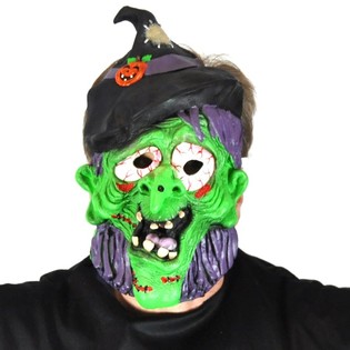 Maschera da Strega Flessibile (2 pz.) | Halloween e Carnevale