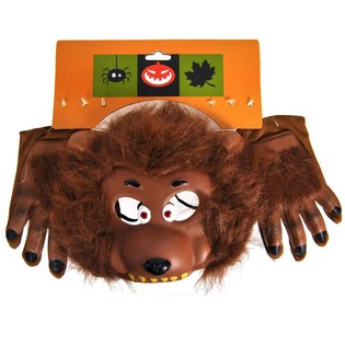 Maschera da Lupo con Guanti (6 pz.)