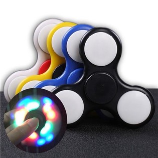 FIDGET SPINNER LED CON ILLUMINAZIONE ***TENDENZA 2017*** (17 luci)