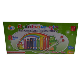 Xilofono arcobaleno in legno (1 pz.)