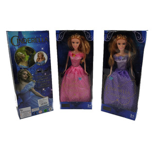 Bambola di Cenerentola delle Fiabe, Colori Assortiti (3 pz.)