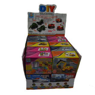 MATTONCINI COSTRUZIONI BRICKS - SERIE MIX IN ESPOSITORE (20 pz.)