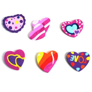 MIX GOMME A FORMA DI CUORE (24 pz.)