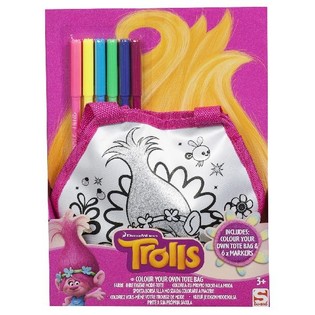 BORSA DA COLORARE TROLLS (8 pz.)