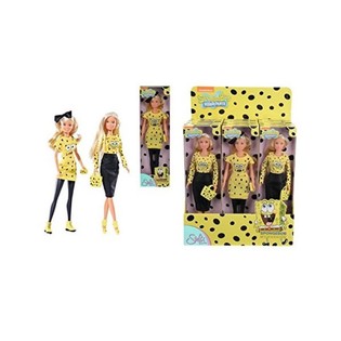 Bambola Simba Steffi Love con Outfit SpongeBob (Confezione da 12 pezzi)