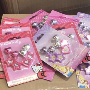 Set Orecchini Disney per Bambini - 2 Paia (48 pz.)