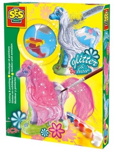 SES Cola e Dipingi - Cavallo con Criniera (1 pz.)