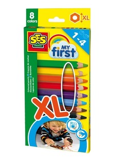 SES Creative My First - Matite Colorate XL (8 pz.)
