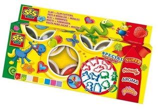 Pasta da Modellare SES Claymania 8x90g + Formine (1 pz.)