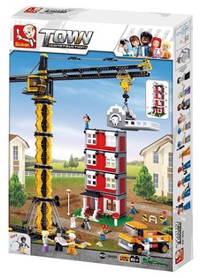 Gru a Torre Sluban M38-B0555 Mattoncini da Costruzione (1 pz.)