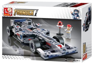 Auto da Corsa F1 Sluban Argento M38-B0352 (1 pz.)