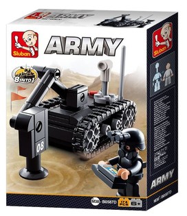 Sluban Army Cacciamine 8 in 1 M38-B0587D (1 pz.)