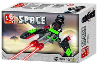 Sluban Space Fighter M38-B0313 Caccia Spaziale (1 pz.)