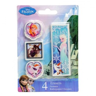 SET DI GOMME DISNEY FROZEN 4 PEZZI (24 pz.)