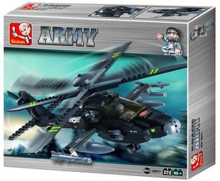 Elicottero d'attacco Sluban Apache M38-B0511 (1 pz.)
