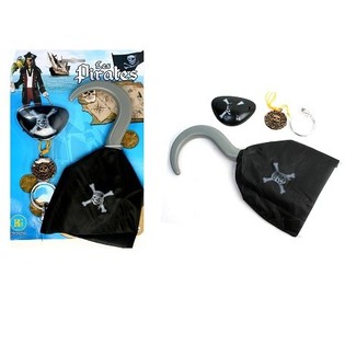 SET PIRATA SU CARTONCINO (22 pz.)