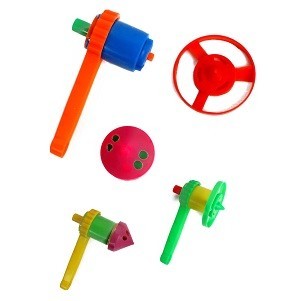 Trottola e Disco Volante Lanciabile 2 in 1 (48 pz.)
