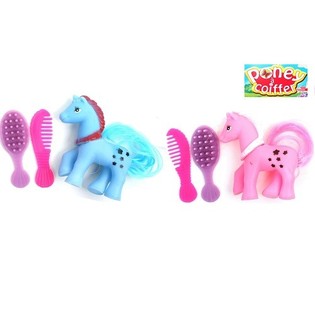 PICCOLO PONY CON SPAZZOLA E PETTINE (36 pz.)