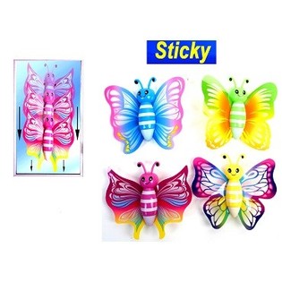 FARFALLE APPICCICOSE PER FINESTRE (24 pz.)