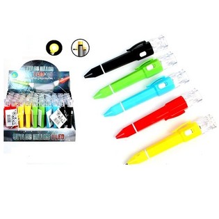 PENNA CON TORCIA LED INTEGRATA (50 pz.)