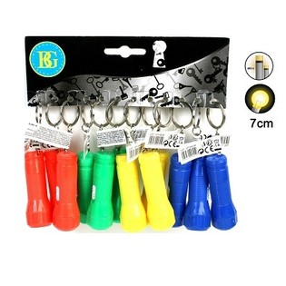 Mini Torcia LED con Portachiavi (12 pz.)