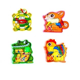 MIX Puzzle a Scorrimento Animali (48 pz.)