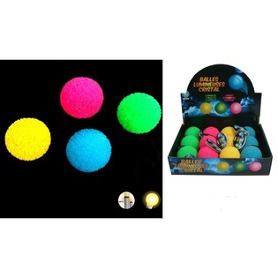 Grandi Palline Rimbalzanti in Cristallo Luminose Ø 6,5 cm (12 pz)