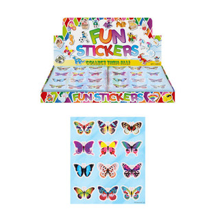 ADESIVI FUN STICKERS – MODELLO: FARFALLE (120 pz.)
