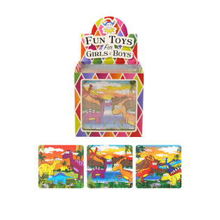 PUZZLE – DINOSAURI, 13 x 12 cm, IN ESPOSITORE (108 pz.)