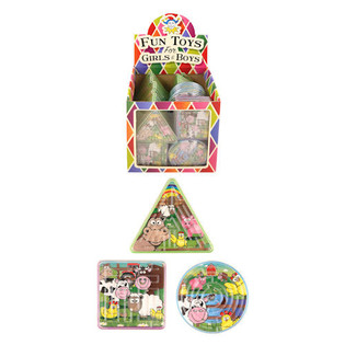Giochi di pazienza "Animali della fattoria" in espositore (96 pz.)