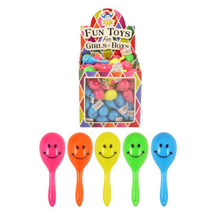 Piccole Maracas con Smiley - Display (108 pz.)